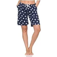 Normann Relaxanzug Damen Shorty Schlafanzug Pyjama Hose kurz - perfekt zu kombinieren