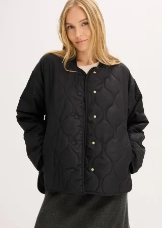 bonprix Ultraleichte Steppjacke Oversized, schwarz, Gr.40, Steppjacke, ultraleicht