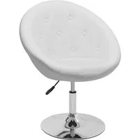 Duhome Loungesessel 509A, Cocktailsessel Clubsessel Schminktischstuhl Drehstuhl Höhenverstellbar