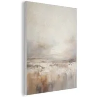 MuchoWow Gemälde Kunst - Industriell - Grau - Braun - Abstrakt, Fotodruck (1 St), Schlafzimmer Deko Aesthetic, Bilder über Bett, 30x40 cm