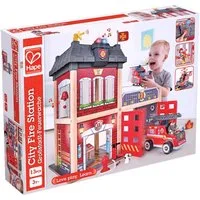 Hape Spiel-Feuerwehrwache Großstadt-Feuerwache, aus Holz