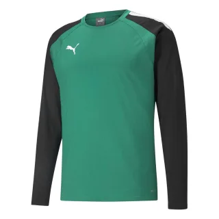 Puma - "TeamLIGA" T-Shirt für Herren, Langärmlig (Grün/Schwarz)