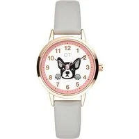COOL TIME Quarzuhr The Cool Grey Bully CT-0006-LQ, Armbanduhr, Kinderuhr, Mädchen, analog