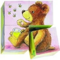 Gollnest & Kiesel Puzzle Würfelpuzzle Tierkinder, Puzzleteile