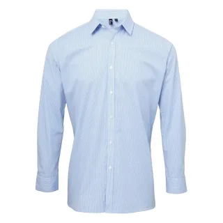 Premier - "Gingham" Hemd für Herren Langärmlig ()