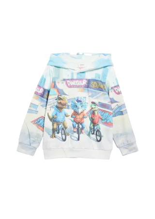 s.Oliver - Sweatshirt creme/mehrfarbig - Gr. - 98