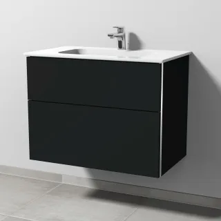 Sanipa 3way Keramik-Set Keramik-Waschtisch und Unterbau (BP480) BP4801V