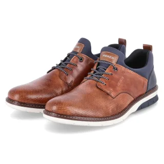 Rieker Halbschuhe  Braun - Gr. 40 -  Leder und Synthetik