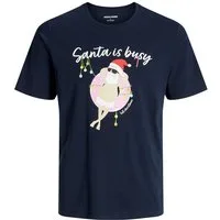 Jack & Jones PlusSize Kurzarmshirt JJCHRISTMAS TEE SS CREW NECK PLS