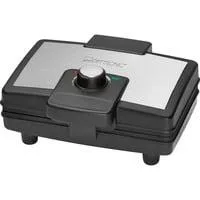 Waffelautomat WA 3606, Waffeleisen schwarz/edelstahl, 800 Watt