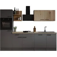 RESPEKTA Küche Oliver, zerlegt, wahlweise mit Kühlschank, mit Soft Close, Breite 280 cm