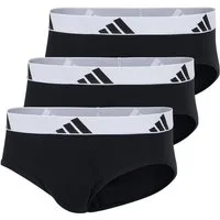 adidas Sportswear Slip Active Flex Cotton (3er Pack) elastisch, Logo-Bund, scheuerfreies Tragegefühl, ohne Eingriff