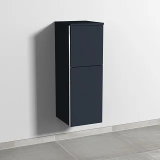 Sanipa 3way Mittelschrank mit 1 Tür und 1 Auszug, Marine-Matt, BP1251R BP1251R