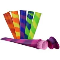 PhoneNatic Eisform 6x Eis-Pops Set Eis zum selber machen - Silikonformen mit Deckel