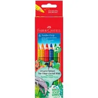 Faber-Castell Buntstift Jumbo Grip 6er-Kartonetui