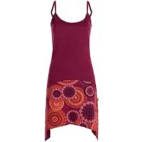 Vishes Sommerkleid Asymmetrisches Damen Sommerkleid aus Baumwolle im Lagenlook Alternative Mode, Boho, Hippie, Ethno, Festival