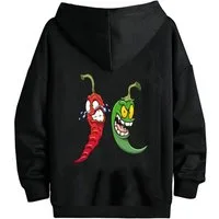 RMK Kapuzenpullover Herren Pullover Hoodie mit Kapuze Pulli mit Taschen Peperoni mit lizenziertem Print