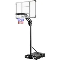 COSTWAY Basketballständer, Basketballkorb 149-305cm höhenverstellbar