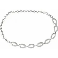 COLLEZIONE ALESSANDRO Kettengürtel Ovaly Kettengürtel in silber