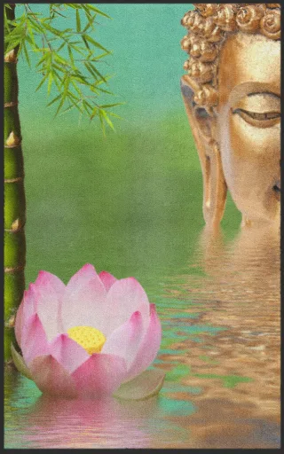 Fussmatte Buddha 7210 | Größe: 60 cm x 90 cm