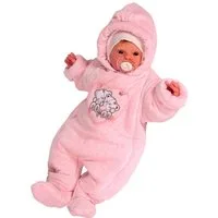 La Bortini Schneeoverall Baby Wagenanzug Nickioverall Overall Schneeanzug mit Bären kuschelig weich