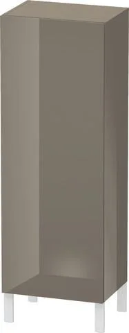 Duravit L-Cube Halbhochschrank Flanell Grau Hochglanz 500x363x1320 mm - LC1179L8989 LC1179L8989