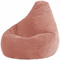 icon Sitzsack Kinder Sessel aus Cord Flauschig „Dalton", 69x59x65cm, Made in Germany, für Kinderzimmer, mit Füllung