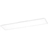 EGLO LED Deckenleuchte Moradillo-r, Leuchtmittel inklusive, LED Panel, Fernbedienung, Deckenpanel, Deckenlampe, 30 x 120 cm