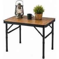 Mojawo Campingtisch Campingtisch Outdoortisch Gartentisch klappbar Alu 60x45x26/56cm