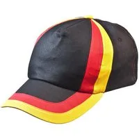 elasto Schirmmütze Cap STRIPES Deutschland Mütze Fan-Accessoire für EM 2024