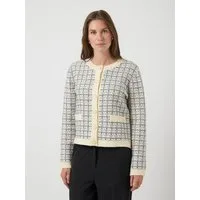 Y.A.S Strickjacke YASLIVIA LS SHORT KNIT CARDIGAN S. NOOS