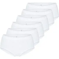 sloggi Midislip 6er Pack Basic + (Spar-Set) Midi Slip - Baumwolle - Atmungsaktiv - Perfekter Sitz