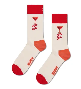 happy socks - Cin Cin Sock Weiß - Gr. - 43.5
