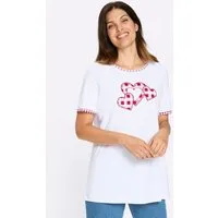 Sieh an! T-Shirt Longshirt Kurzarm