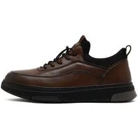 Derimod Sneaker aus Leder Sneaker Schnürsenkel, Lederfutter, Gummisohle