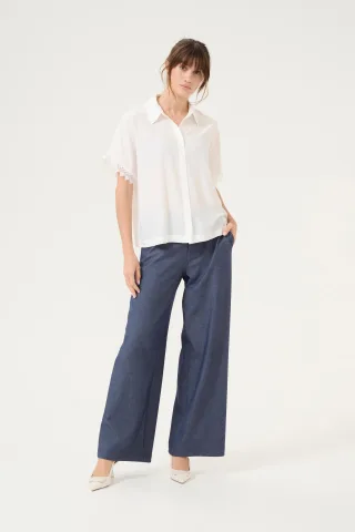 Hemd Relaxed fit Spring Gardenia cream