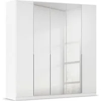 OTTO home Drehtürenschrank Kleiderschrank Kleiderschränke Schrank Garderobe AGORDO mit Glasfront (in zwei Griff-Farben, Breiten 91-405 cm) durchdachte Innenausstattung, in 8 Breiten und 2 Höhen MADE IN GERMANY