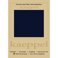 Kaeppel Spannbettlaken Spannbettlaken Biber, Biber, Gummizug: rundum, (1 Stück), 100% Baumwolle, kuschelig weich ideal für Winter