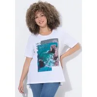 Ulla Popken T-Shirt T-Shirt Fotomotiv Classic Rundhals Halbarm