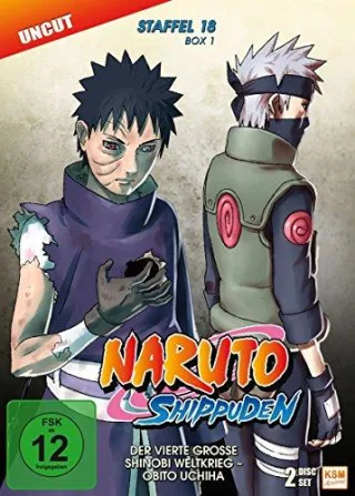 Naruto Shippuden - Der vierte große Shinobi Weltkrieg - Obito Uchiha - Staffel 18.1: Episode 593-602 - uncut [2 DVDs]