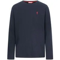 Derbe Langarmshirt Basic Kippes Herren Longsleeve (1-tlg)