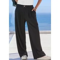 LASCANA Schlupfhose aus bügelfreier Ware mit weitem Bein Sommerhose, sommerlich elegant, Business chic