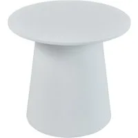 en.casa Couchtisch, »Nyd« rund MDF 40 x Ø44 cm Weiß