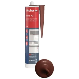 Fischer Universal Acryl Dichtstoff Multi AC 310 ml braun - 053112