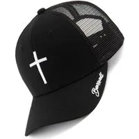 Bexxwell Trucker Cap mit Kreuz-Stickerei (optimale Passform, Unisex, Baseball Cap)