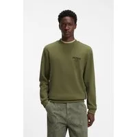 HUGO Sweatshirt Nespon Rundhalsausschnitt, Regular Fit, reine Baumwolle