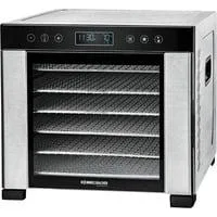 Dörrautomat DA 950 edelstahl/schwarz, 600 Watt, Dörrfläche 30,5cm x 33cm pro Ebene