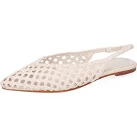 Melvin & Hamilton Fiora 4 Leder-Ballerinas für Damen Ballerina Flache Absätze, Echtes Leder, Von Hand geflochten