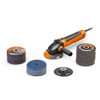 Fein Compact-Winkelschleifer Ø 125 mm CG 15-125 BL Set Heavy Duty - 72226762000