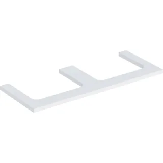 Geberit ONE Waschtisch-Platte, Ausschnitt links und rechts, für Aufsatzwaschtisch 505345002